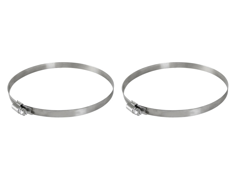 AFE Intake Replacement Parts - aFe Magnum FORCE Worm Gear Hose Clamps - 4-1/8in to 7in ID (Pair)