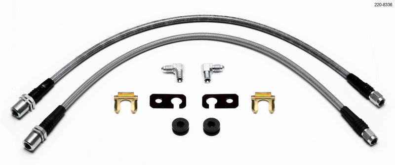 WIL Flexline Brake Hose - Wilwood Flexline Kit 2004-Current Scion xA xB & tC