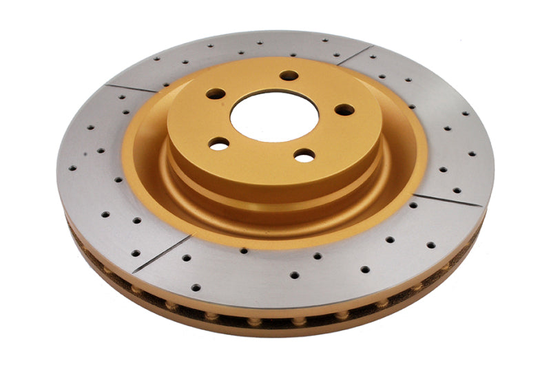 DBA Street Slot&Drill Rotors - DBA 08-15 Dodge Challenger SRT-8 Front Drilled & Slotted Street Series Rotor