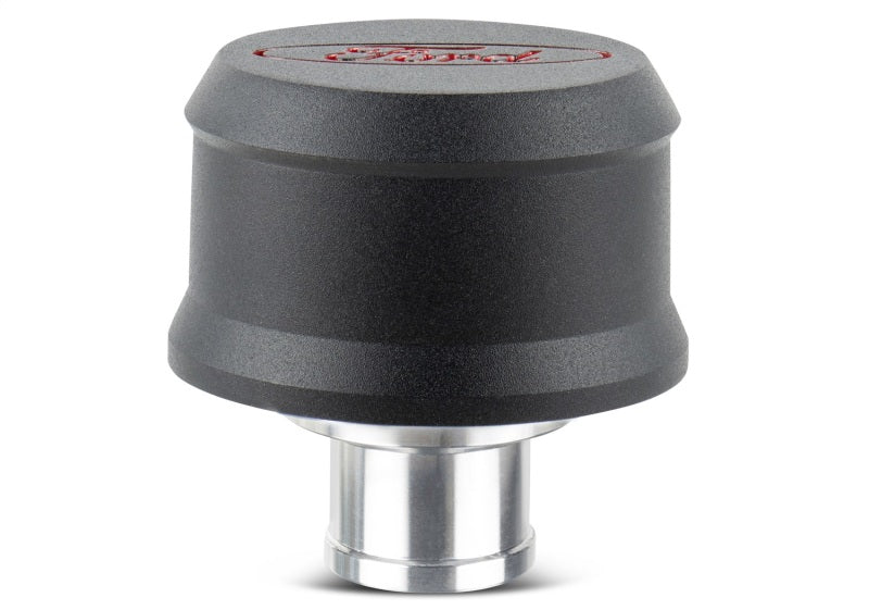 FR Breather Caps - Ford Racing Slant Edge Breather - Black/Red