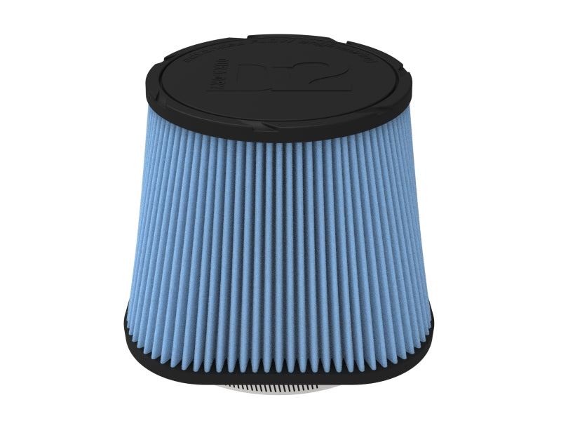 AFE Universal D2 Dura Dry Air Filter - aFe Magnum FORCE Intake Replacement Air Filter w D2 Dry Media 7-1/8in x(8-3/4x8-3/4)in x7in x6-3/4in