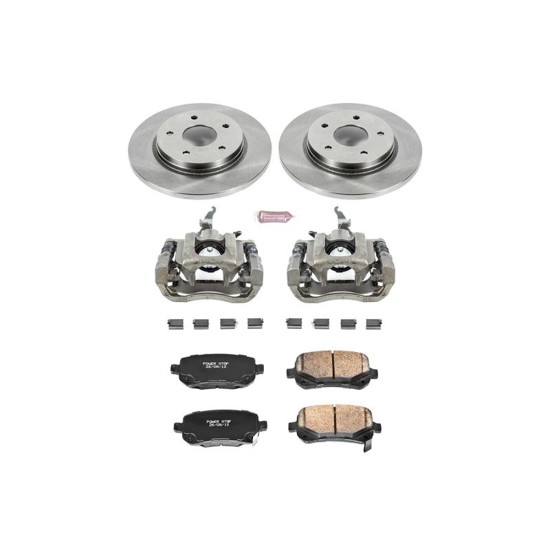PSB Autospecialty Kit w/Cals - Power Stop 09-12 Dodge Journey Rear Autospecialty Brake Kit w/Calipers