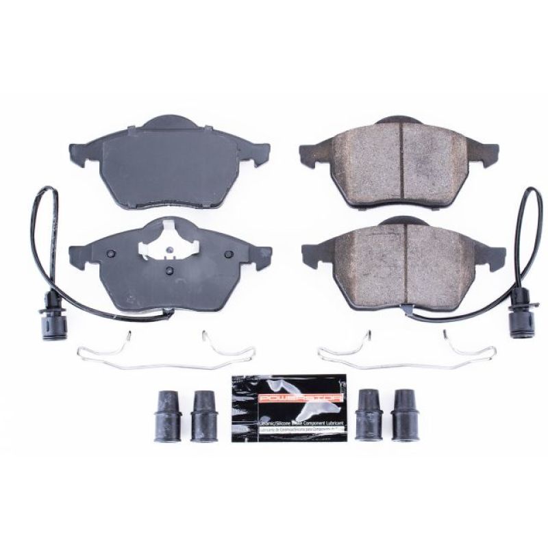 PSB Z23 Evolution Brake Pads - Power Stop 92-94 Audi 100 Front Z23 Evo Sport Brake Pad w/Hardware