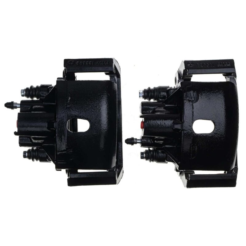 PSB Black Calipers - Power Stop 11-18 Ram 1500 Rear Black Calipers - Pair (w/Bracket)