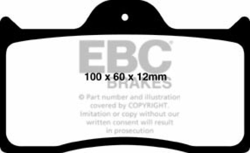 EBC Redstuff Brake Pad Sets - EBC Brakes Redstuff Ceramic Brake Pads