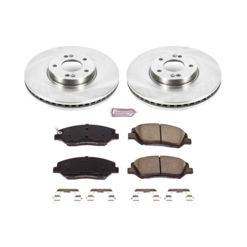 PSB Autospecialty Kit - Power Stop 17-18 Hyundai Santa Fe Front Autospecialty Brake Kit