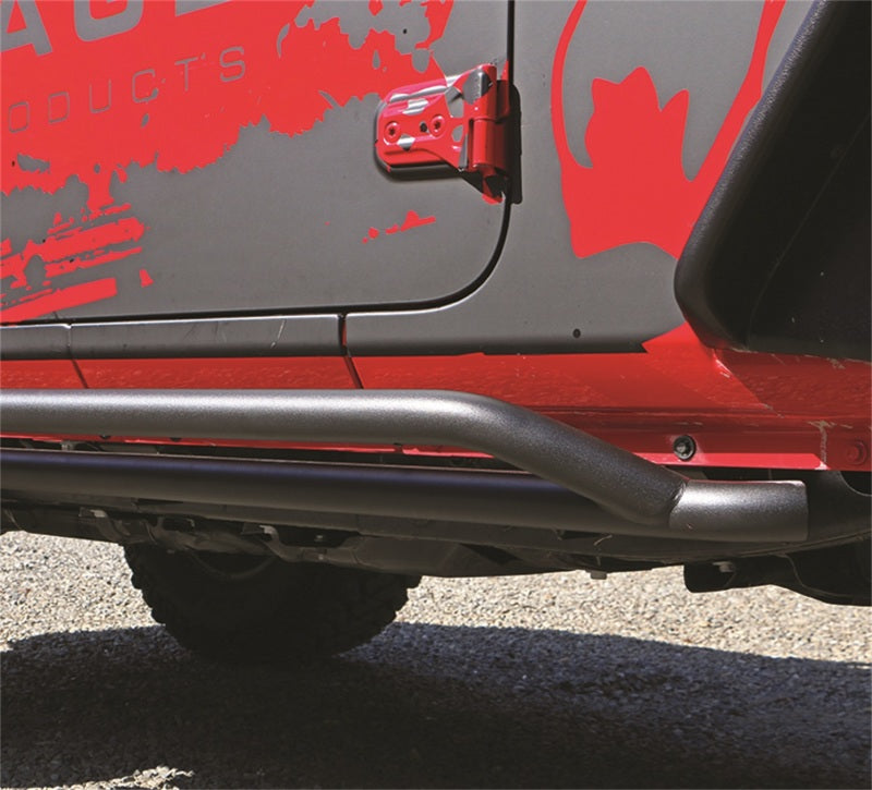 RAM Slimline Side Bars - Rampage 2018-2019 Jeep Wrangler(JL) Sport 2-Door Slim Line Step - Black