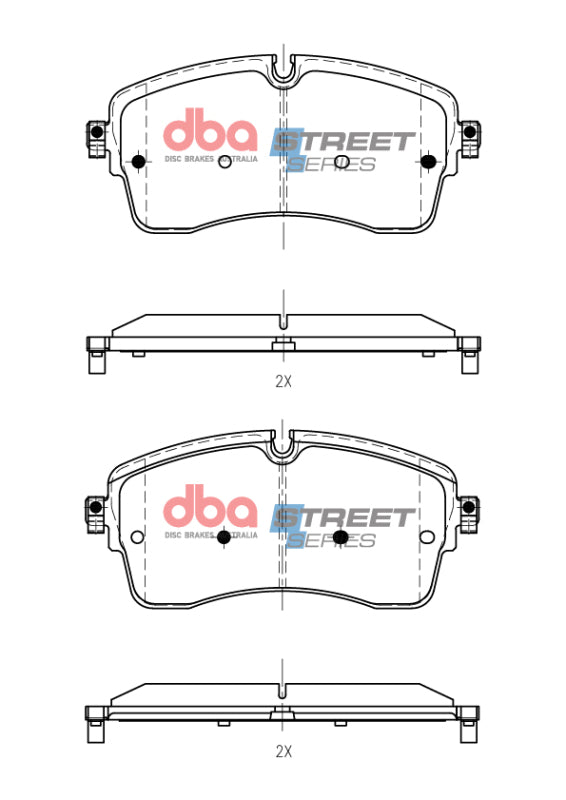 DBA Street Series Brake Pads - DBA 20-22 Land Rover Defender Street Series Front Brake Pads