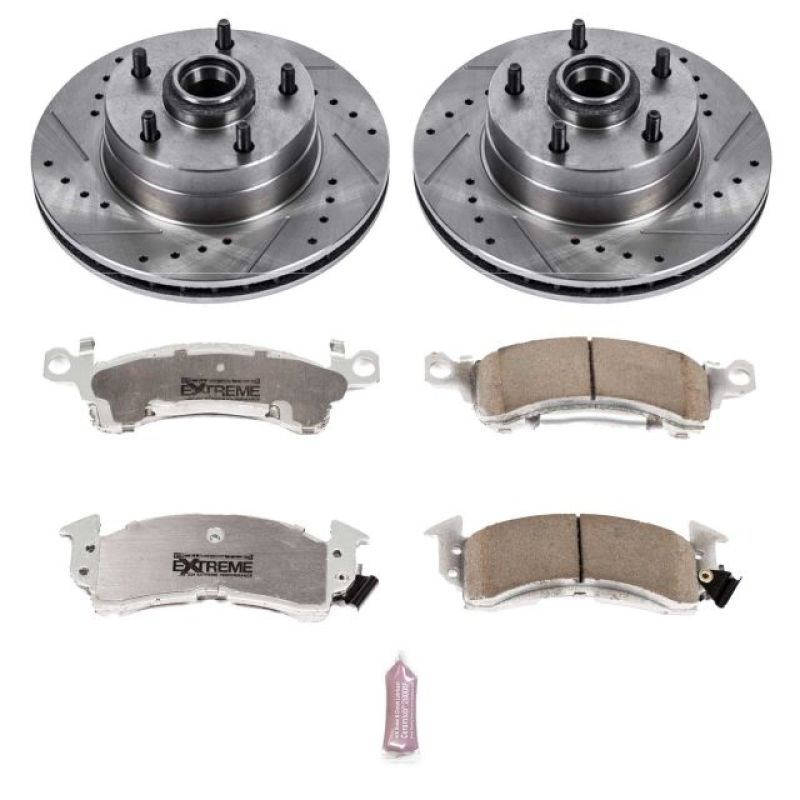 PSB Z26 Street Warrior Kit - Power Stop 73-74 Buick Apollo Front Z26 Street Warrior Brake Kit
