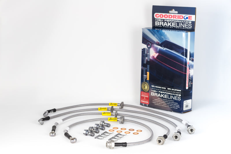 GR G-Stop Brake Line Kits - Goodridge 12-15 Chevrolet Camaro (ZL1 Only) Stainless Steel Brake Line Kit