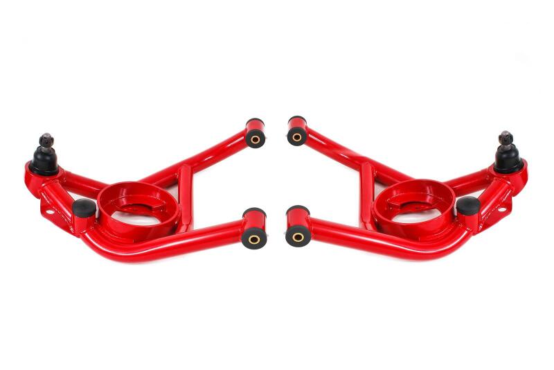 BMR Control Arms - BMR 70-81 Chevrolet Camaro A-Arms Lower Delrin Bushings Std Ball Joint - Red