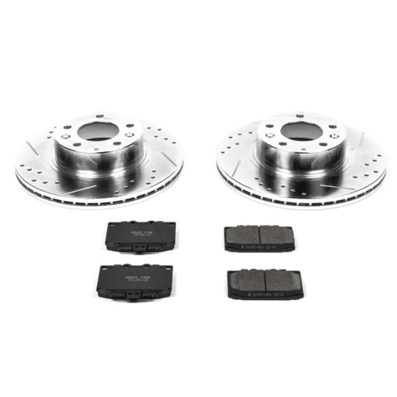 PSB Z23 Evolution Kit - Power Stop 93-95 Mazda RX-7 Front Z23 Evolution Sport Brake Kit