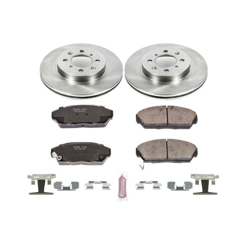 PSB Autospecialty Kit - Power Stop 90-93 Acura Integra Front Autospecialty Brake Kit
