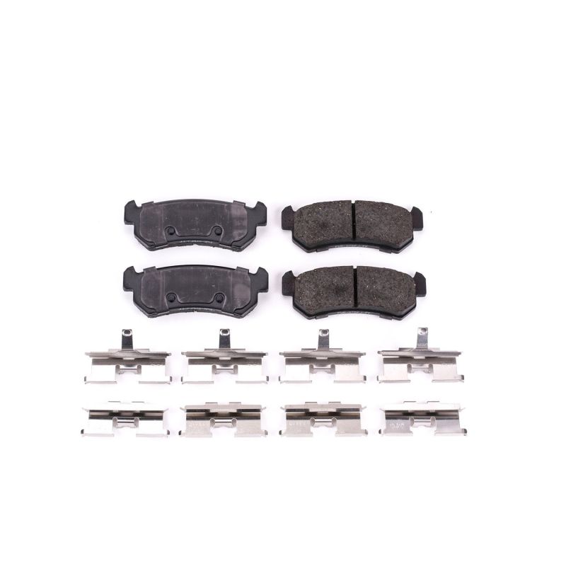 PSB Z17 Evolution Brake Pads - Power Stop 04-06 Chevrolet Optra Rear Z17 Evolution Ceramic Brake Pads w/Hardware