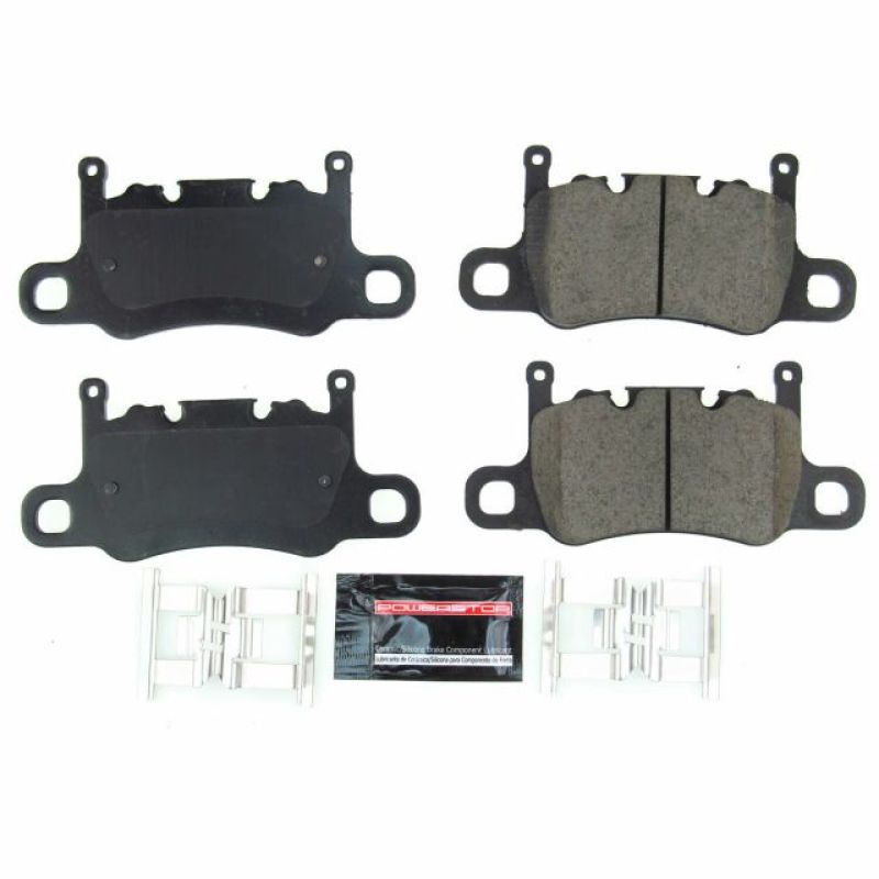 PSB Z23 Evolution Brake Pads - Power Stop 2017 Porsche Panamera Rear Z23 Evolution Sport Brake Pads w/Hardware