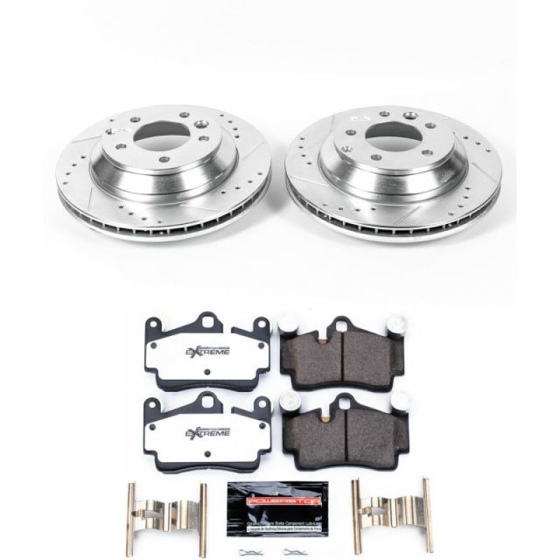 PSB Z26 Street Warrior Kit - Power Stop 07-15 Audi Q7 Rear Z26 Street Warrior Brake Kit