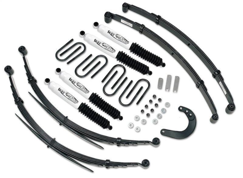 TUF Lift Kits - Tuff Country 88-91 Chevy Blazer 4X4 4in Lift Kit EZ-Ride (w/56in Rear Springs SX8000 Shocks)