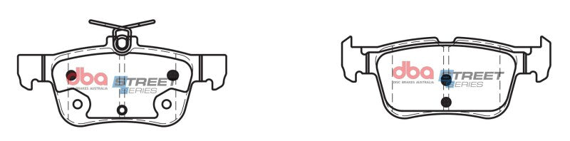 DBA Street Series Brake Pads - DBA 17-19 Ford Escape AWD Street Series Front Brake Pads