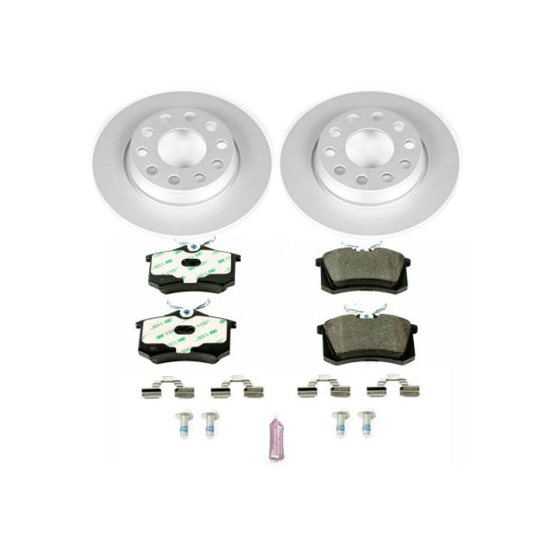 PSB Euro-Stop Kit - Power Stop 02-05 Audi A4 Rear Euro-Stop Brake Kit