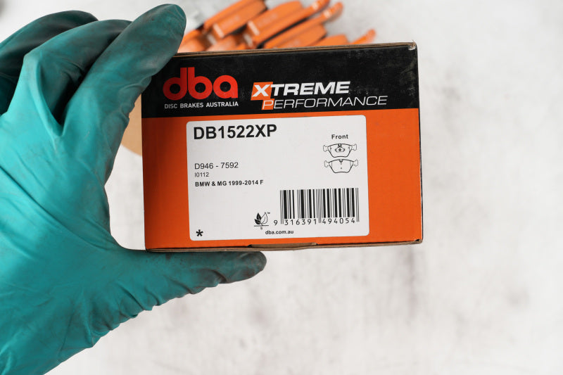 DBA XP Performance Brake Pads - DBA 01-06 BMW 330i (E46) XP Performance Front Brake Pads