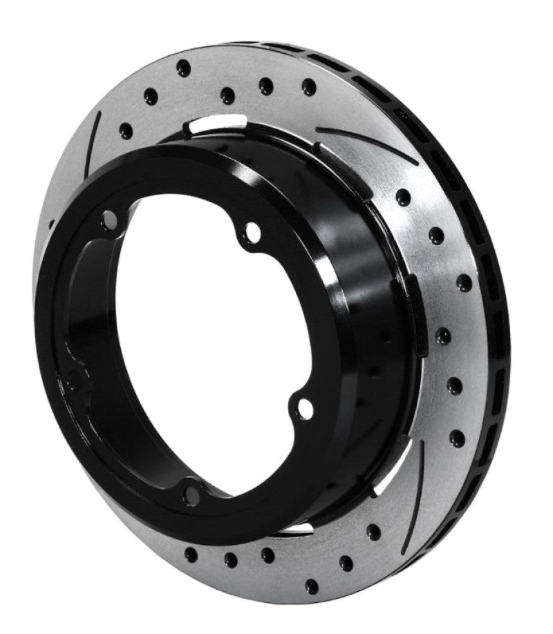 WIL Rotors - Wilwood Rotor-1.91in Offset-SRP-BLK-Drill-LH 11.00 x .810 - 5 x 5.75in Floater