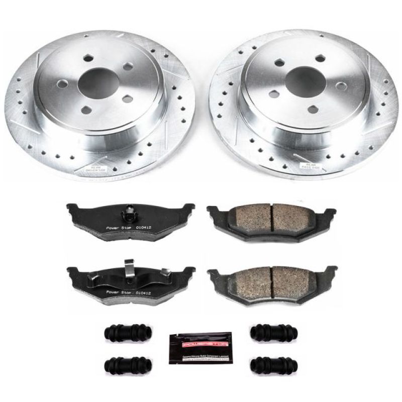 PSB Z23 Evolution Kit - Power Stop 03-10 Chrysler PT Cruiser Rear Z23 Evolution Sport Brake Kit