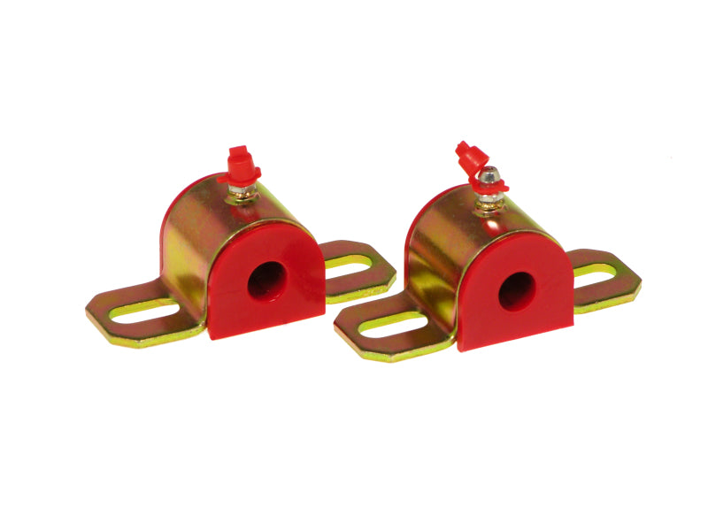 PRO Sway/End Link Bush - Red - Prothane Universal Greasable Sway Bar Bushings - 1/2in - Type A Bracket - Red