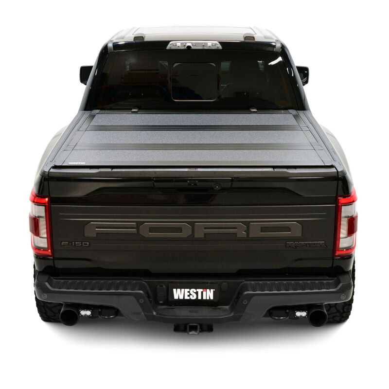 WES Hard Tri-Fold Tonneau Covers - Westin 15-26 Ford F-150 5ft. 7in. Bed Hard Tri-Fold Tonneau Cover - Black