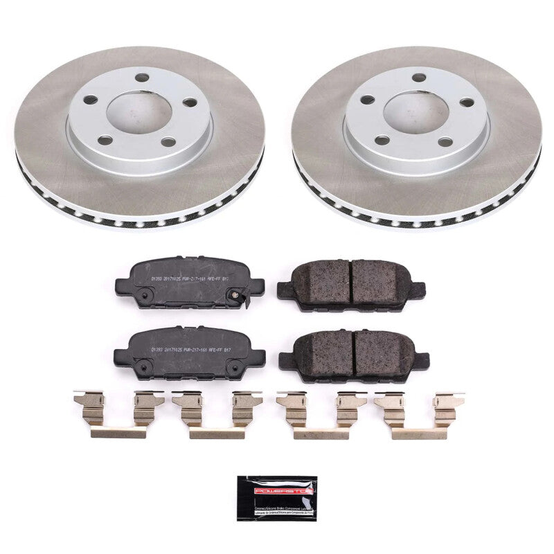 PSB Semi-Coated Rotor Kits - Power Stop 2023 Nissan Z Rear Semi-Coated Rotor Kit