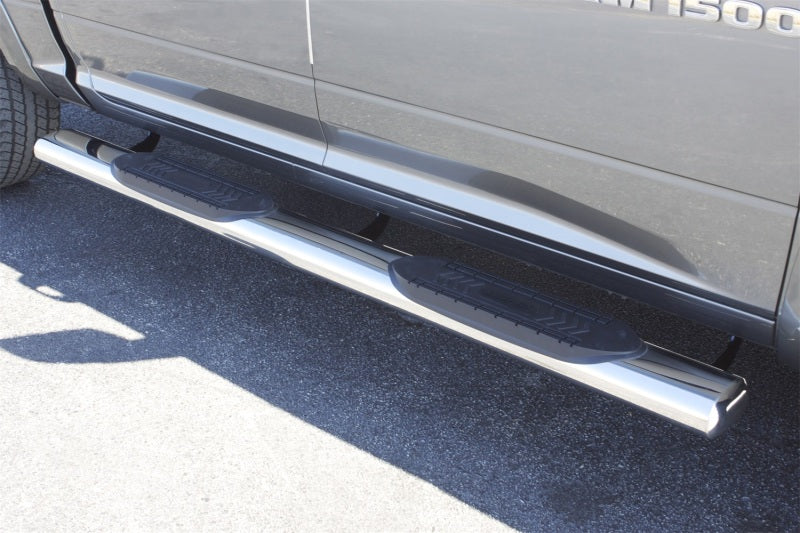 LND Nerf Bars - Polished - Lund 10-17 Dodge Ram 2500 Crew Cab 6in. Oval Straight SS Nerf Bars - Polished