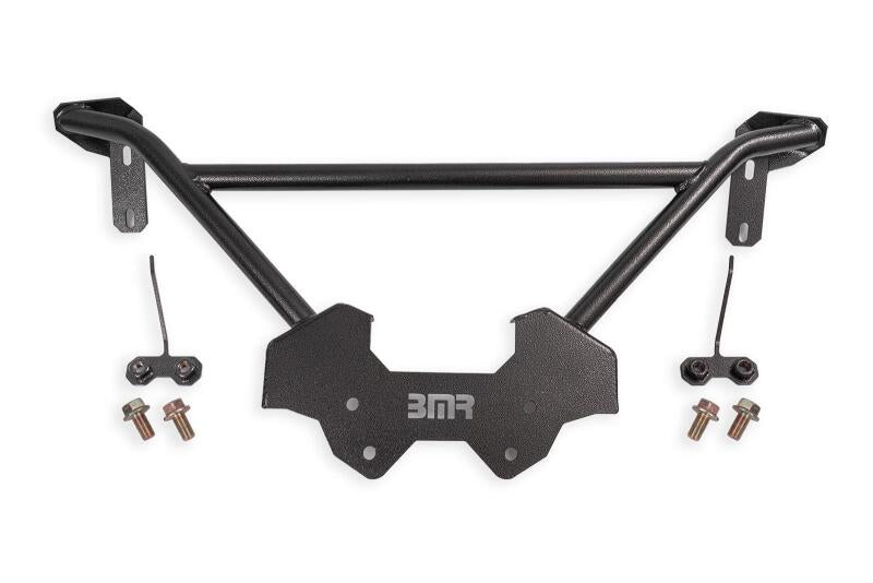 BMR Chassis Reinforcement Braces - BMR Suspension 64-72 GM A-Body Front Reinforcement Brace - Black Hammertone