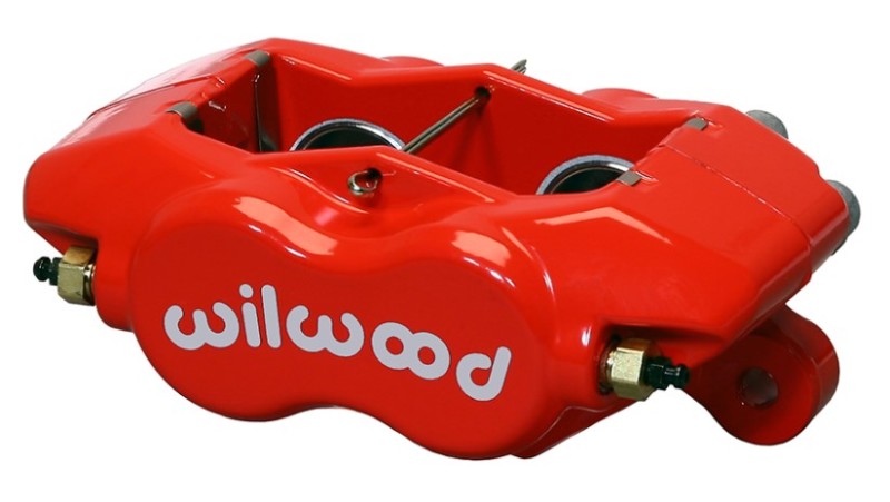 WIL Dynalite Caliper - Wilwood Caliper-Forged Dynalite-Red 1.12in Pistons .81in Disc