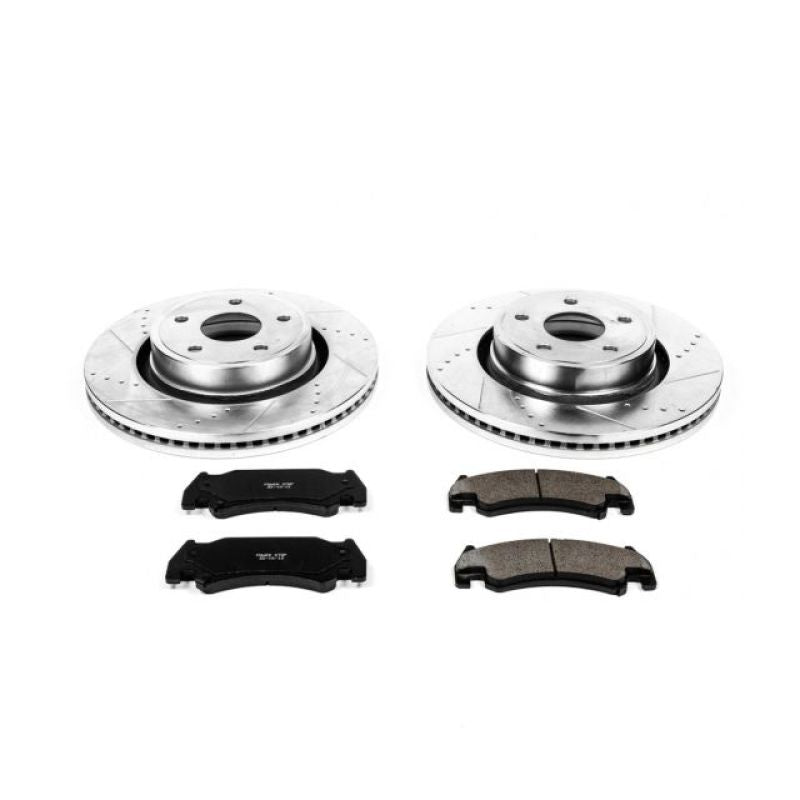 PSB Evolution Drill/Slot Rotor - Power Stop 05-06 Dodge Ram 1500 Front Z23 Evolution Brake Kit