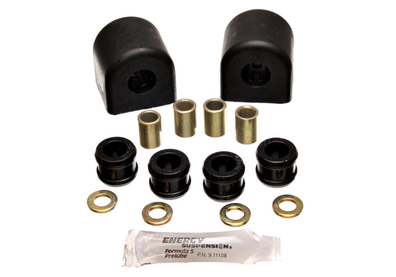 ES Sway Bar Bushings - Black - Energy Suspension 84-96 Chevy Corvette Black Reuse OE 22mm OD Rear Sway Bar Brackets