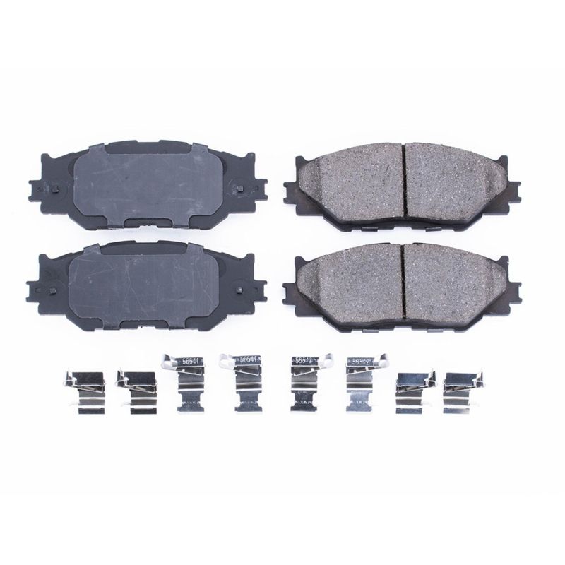 PSB Z17 Evolution Brake Pads - Power Stop 06-15 Lexus IS250 Front Z17 Evolution Ceramic Brake Pads w/Hardware