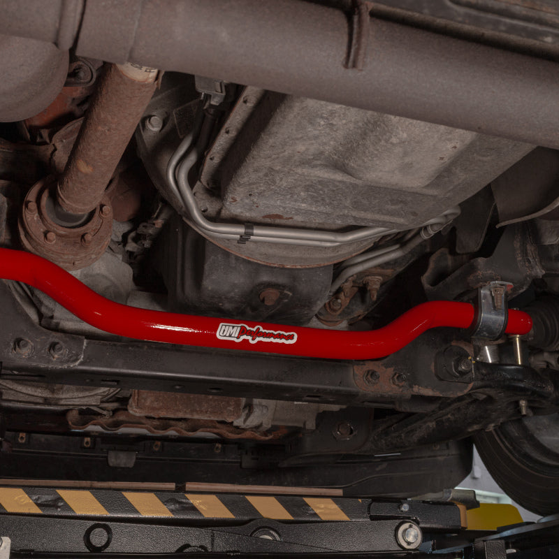 UMI Sway Bars - UMI Performance 15-20 Ford F-150 1 1/2in Solid Front Sway Bar - Black