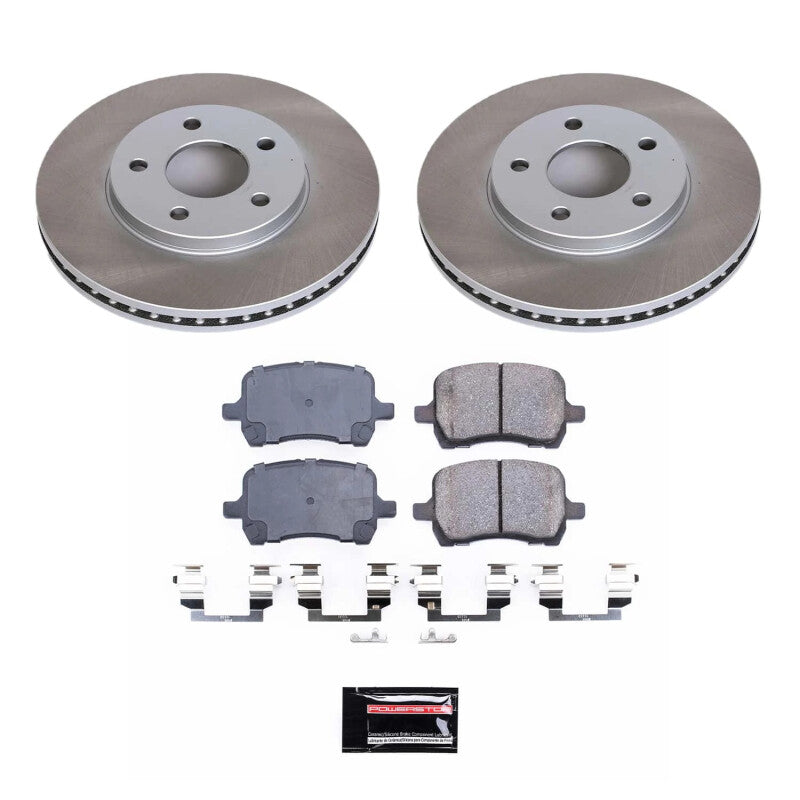 PSB Semi-Coated Rotor Kits - Power Stop 06-07 Chevrolet HHR Front Semi-Coated Rotor Kit