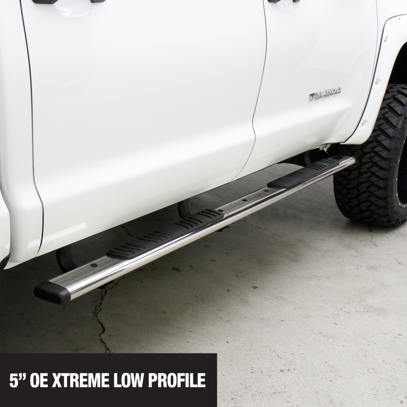GOR Steps - OE Xtreme - 5in - Go Rhino 5in OE Xtreme Low Profile SideSteps - SS - 87in