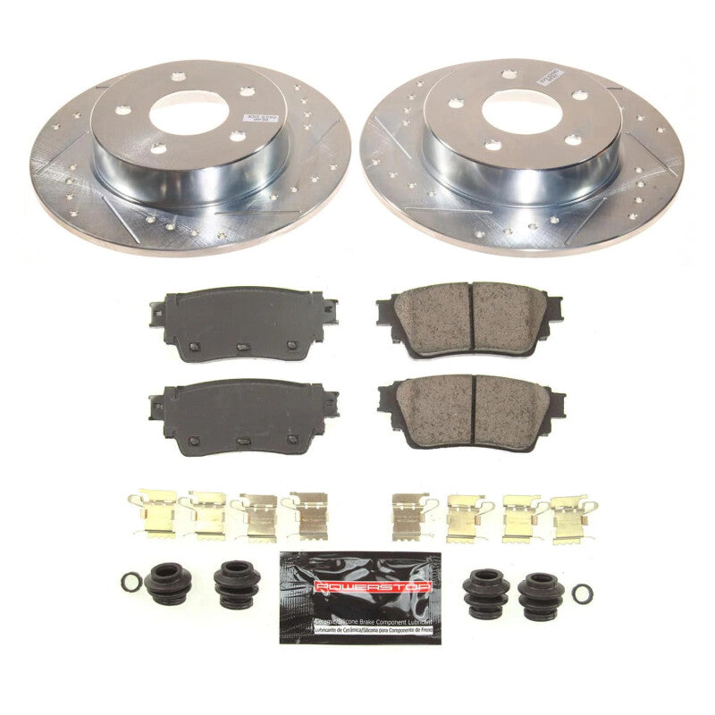 PSB Z23 Evolution Kit - Power Stop 19-23 Nissan Altima Rear Z23 Evolution Brake Kit