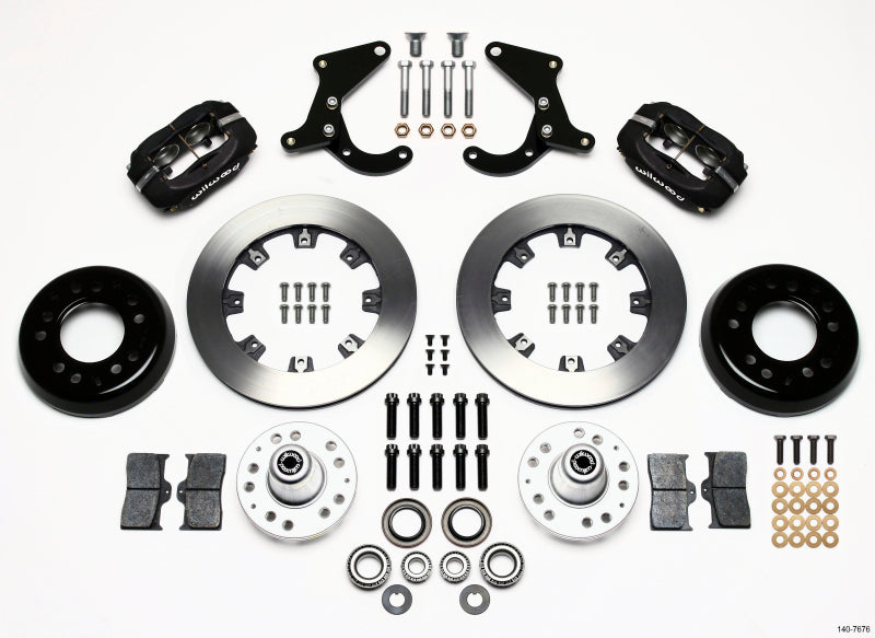 WIL Dynalite Brake Kit - Wilwood Forged Dynalite Front Kit 12.19in 55-57 Chevy
