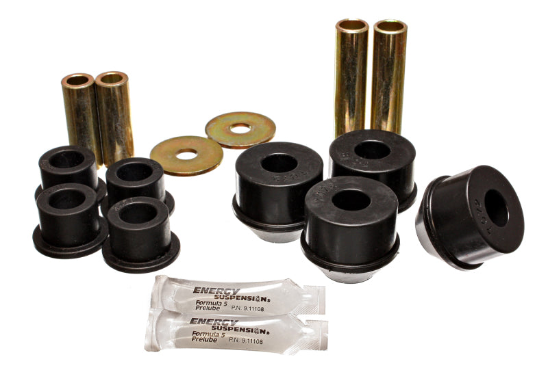 ES Cntrl Arm Bushings - Black - Energy Suspension 92-95 Toyota MR2 Black Front Control Arm Bushing Set (includes Strut Bushings)