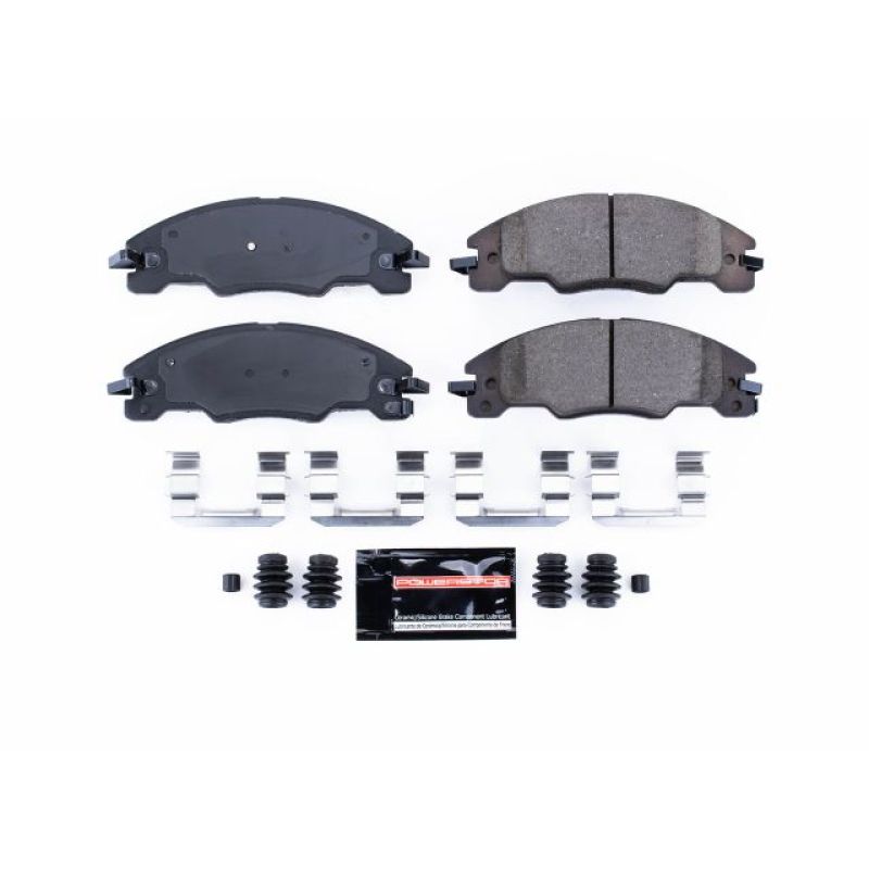 PSB Z23 Evolution Brake Pads - Power Stop 08-11 Ford Focus Front Z23 Evolution Sport Brake Pads w/Hardware
