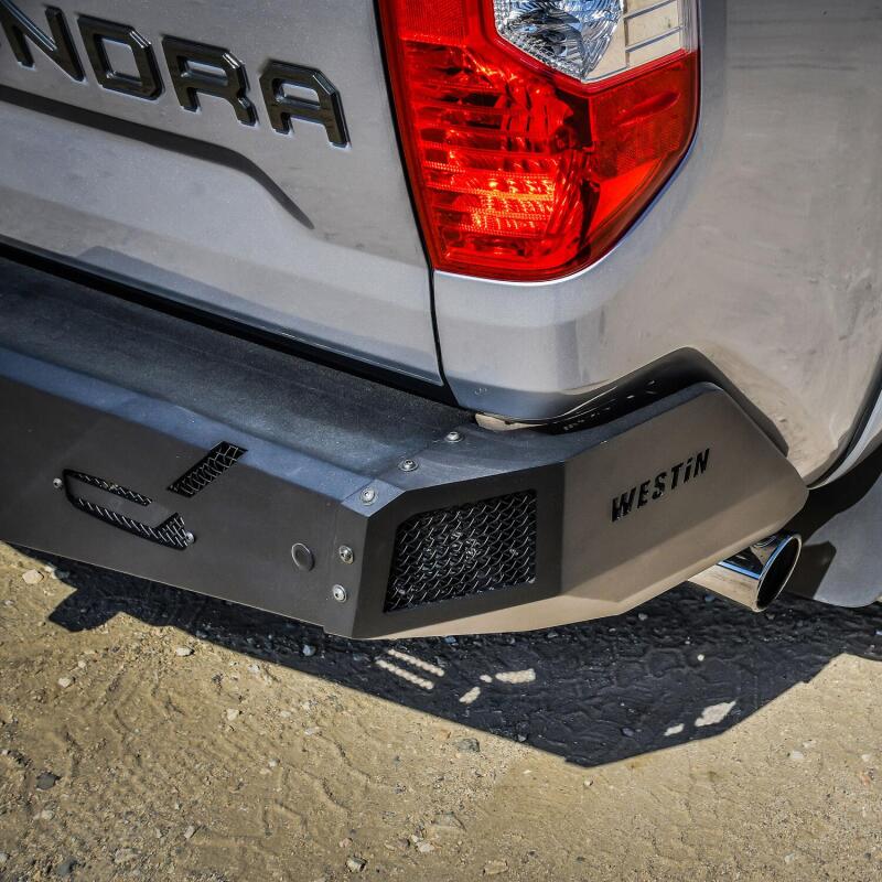 WES Pro-Series Bumpers - Westin 14-21 Toyota Tundra (Excl. Tundra w/Blind Spot Sys) Pro-Series Rear Bumper - Tex. Blk