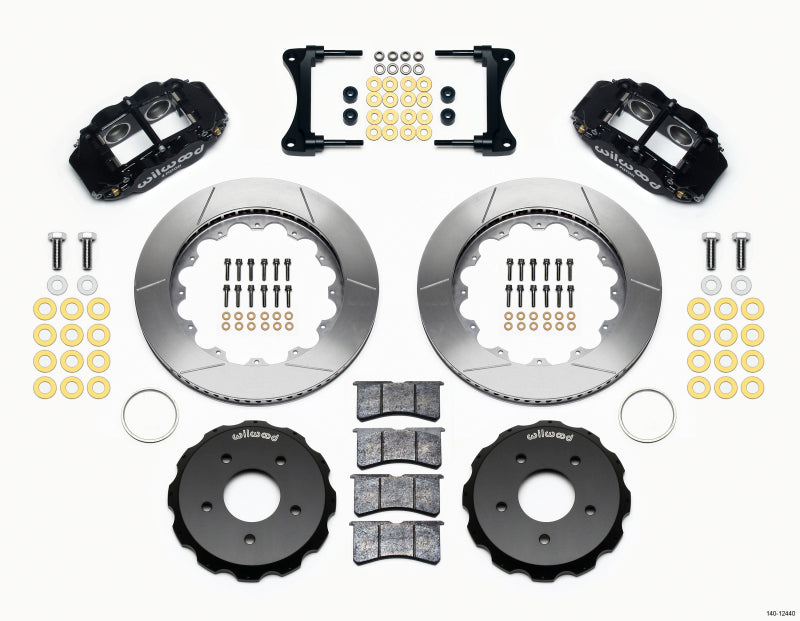 WIL Superlite Brake Kit - Wilwood Narrow Superlite 4R Front Hat Kit 14.00in 2007-Up Jeep Wrangler