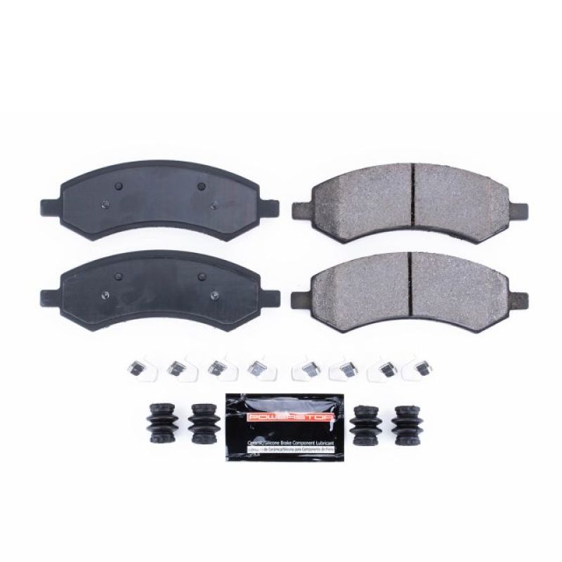 PSB Z23 Evolution Brake Pads - Power Stop 07-09 Chrysler Aspen Front Z23 Evolution Sport Brake Pads w/Hardware