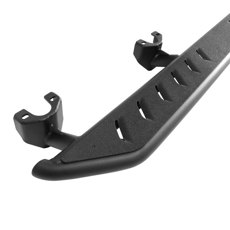 WES Snyper Rock Rail Steps - Westin/Snyper 2018+ Jeep Wrangler JL Unlimited 4DR Triple Tube Rock Rail Steps - Textured Black