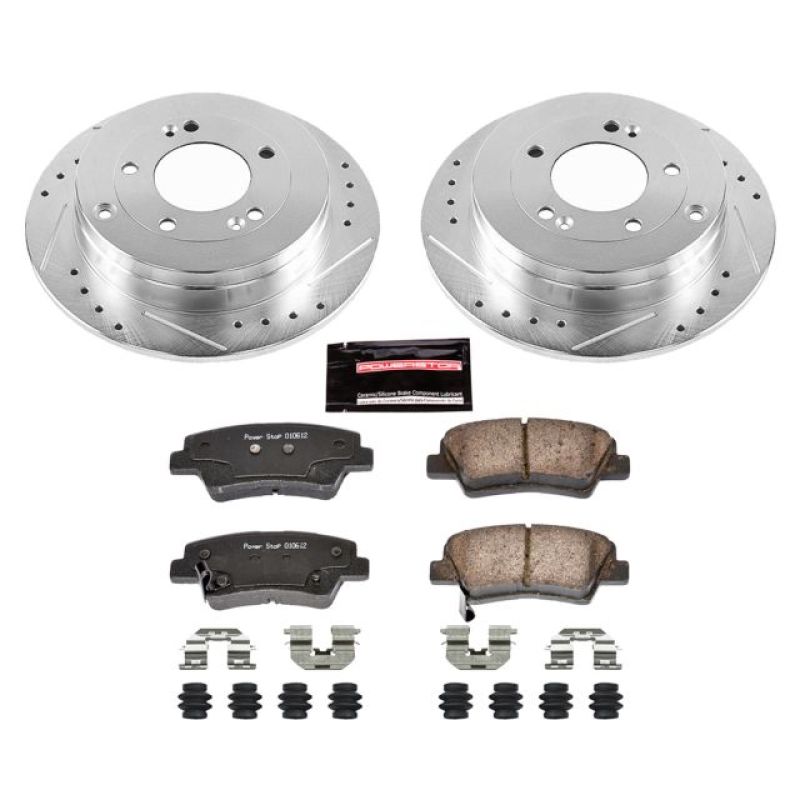 PSB Z23 Evolution Kit - Power Stop 07-09 Kia Amanti Rear Z23 Evolution Sport Brake Kit