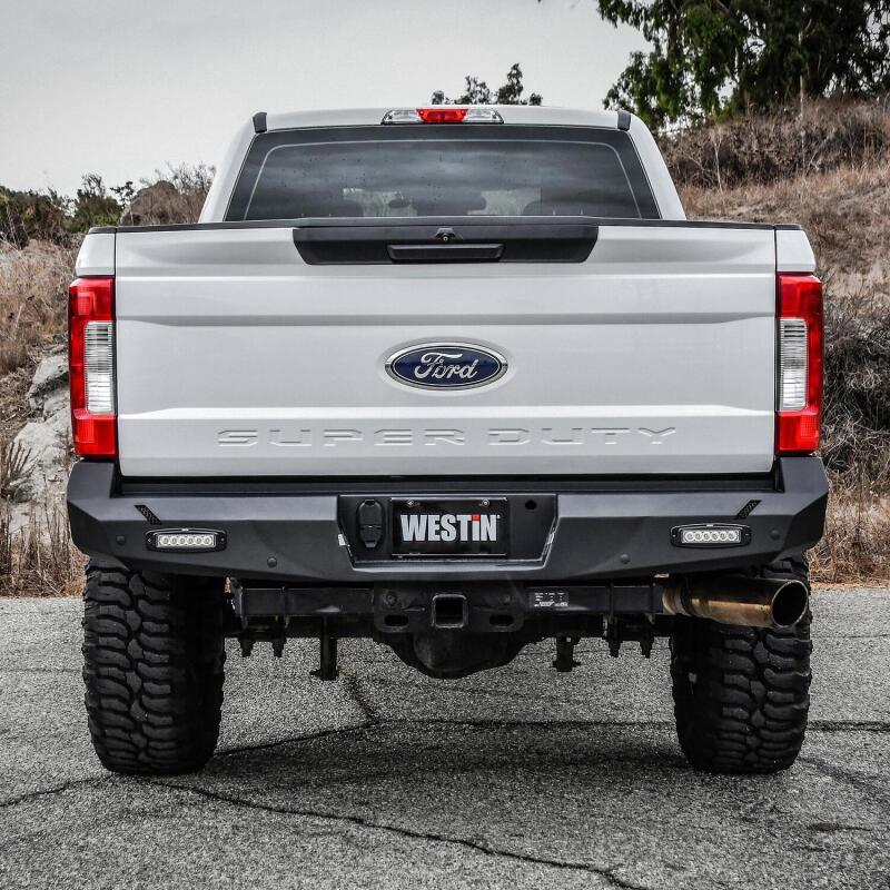 WES Pro-Series Bumpers - Westin 17-20 Ford F-250/350 Pro-Series Rear Bumper - Textured Black