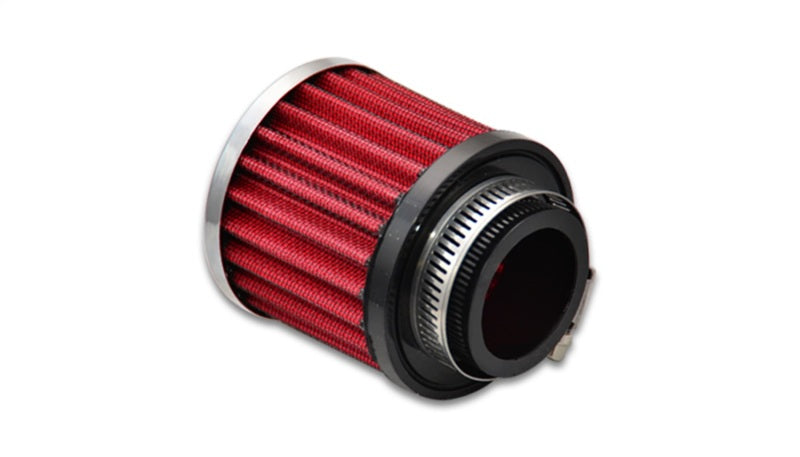 VIB Breather Filters - Vibrant Crankcase Breather Filter w/ Chrome Cap 1.5in 38mm Inlet ID