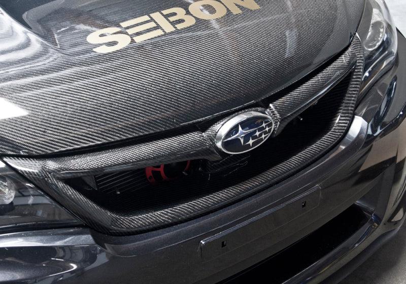 SEI Grilles - Seibon 11-13 Subaru Impreza/WRX/STi Carbon Fiber Front Grill